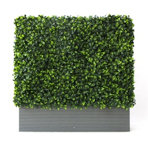Uland fleurs artificielles vertes décoratives jardin buis <span class=keywords><strong>haie</strong></span> avec jardinière - Product Image 1
