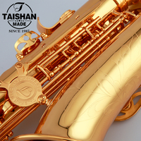 Taishan Musical Instrument Eb Alto Saxophone Gold Lacquer Color