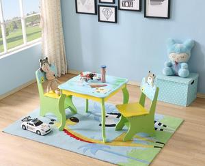 Tavolo e sedia per bambini in legno tavolo da apprendimento per bambini sedia da tavolo in legno per bambini - Product Image 4