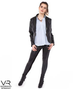 Valeriano Romano Turkish <b>Leather</b> Jacket Cow and Sheep <b>Leather</b> <b>Product</b> for Garments Model VRW0088 - Product Image 3