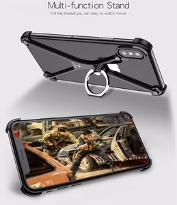 2018 Copertura Del Mobile Per il <span class=keywords><strong>iphone</strong></span> 8 7 <span class=keywords><strong>6</strong></span> più Caso,Del Telefono Del Metallo Per il <span class=keywords><strong>iphone</strong></span> X Con Anello Titolare - Product Image 2