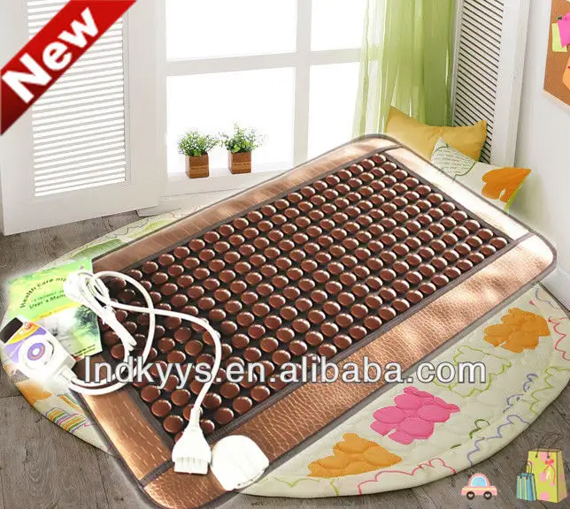 Нефритовое массажное одеяло с электрическим подогревом и камнями из турмалина, 48*79 см, Одобрено CE