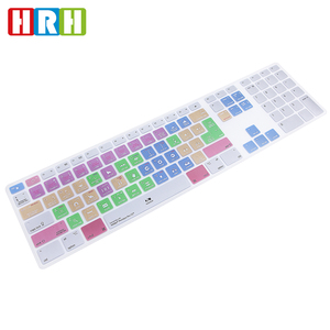 DaVinci Resolve Logic Pro X Steinberg Cubase Studio Un clavier de protection siliocone pour imac raccourcis clavier peau - Product Image 3