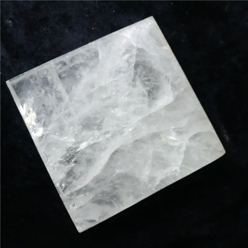 Commercio all'ingrosso di grandi dimensioni mattonelle di cristallo di quarzo naturale cristallo di rocca piastre