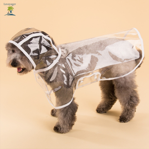 Lovoyager Wholesale Waterproof Pet Clothes PVC XS-5XLsmall and <strong>Large</strong> clear <strong>Dog</strong> <strong>Raincoat</strong> - Product Image 5