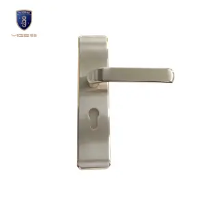 Commercial chrome plate casting zinc alloy door lever handle