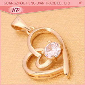 Harga Pabrik Langsung Desain Liontin Emas Tanishq Berlapis Emas Kuning 18K - Product Image 3