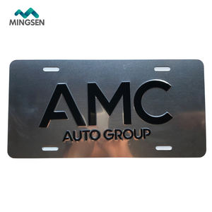 Placa de Número de coche de aluminio de lujo de recuerdo personalizado - Product Image 3