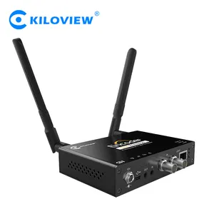 Kiloview 4G/Wifi Wireless SD/HD SDI to IP Converter H.264 IPTV Streaming to Server Youtube Facebook Live Video Encoder