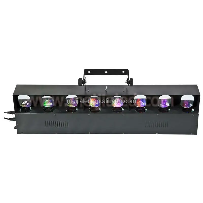 120pcs 10mm LEDs 8 eyes scanners DMX512 sound actived running led star effect stage lighting
