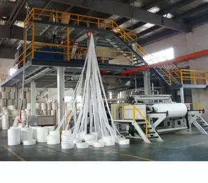 Plain PP Non Woven Fabric Rolls Making Machine