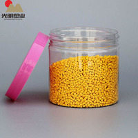 Bocaux en plastique transparents pour tablettes, récipients hermétiques, contenants transparents pour animaux de compagnie