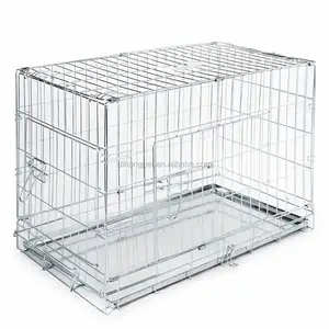china factory metal dog cage folding pet cage