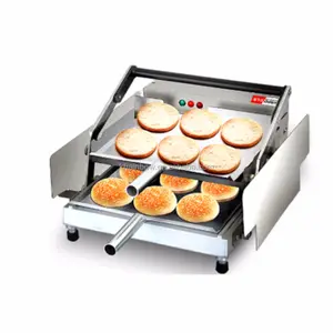 Otomatik Elektrik Et Pasta Bake Makinesi Için Burger Bun Makinesi Bisküvi Kek Ekmek Tost