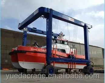 Mobile elevador barco barco de gruas de elevação guindaste de pórtico para venda