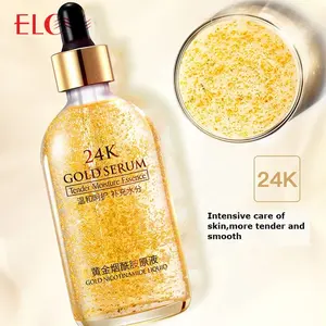 Private Label Daily Skin Care Anti- aging Serum 24K Gold Fluid Face Serum