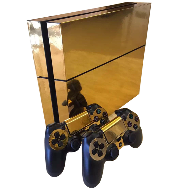 Plating Skin for PS4 Console Controller Decal Skin Sticker Cover