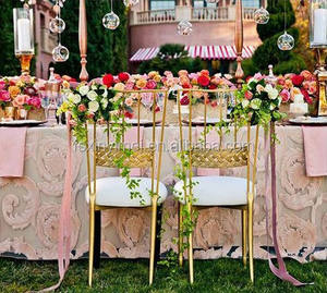 Silla Tiffany Apilable de Metal de Diseño Nuevo <span class=keywords><strong>para</strong></span> Bodas y <span class=keywords><strong>Eventos</strong></span> - Product Image 5