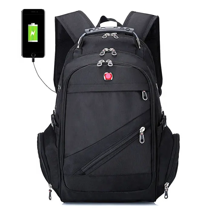 도매 주문 USB 사업 여행 남자 스위스 장치 노트북 책가방