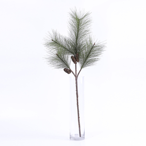 <span class=keywords><strong>Planta</strong></span> Artificial regalo de Navidad Artificial plástico Pino rama de la hoja para la decoración - Product Image 1