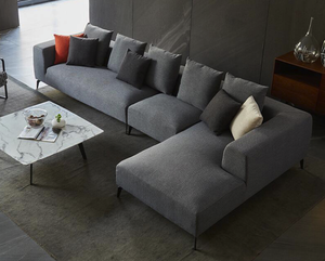 Ghế Sofa Giường Ngủ Kiểu Mô-đun Vải Lanh Với Ghế Dài Ghế Sofa Hình Chữ L Đồ Nội Thất Phòng Khách - Product Image 3