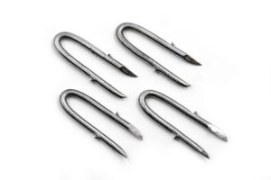 Clavos de alambre galvanizado con púas de acero tipo U de vástago liso con diamante para construcción de cercas, 1 1/2, de Hongli Industry - Product Image 6