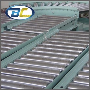Yerçekimiyle taşımalı makaralı konveyör PVC Lagging paslanmaz çelik avara ağır tahrikli makaralı palet - Product Image 3