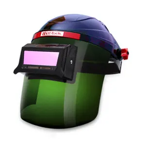 <span class=keywords><strong>Casque</strong></span> de soudage à visière rabattable automatique électronique avec filtre solaire <span class=keywords><strong>3M</strong></span> pour protection intégrale du visage - Product Image 1