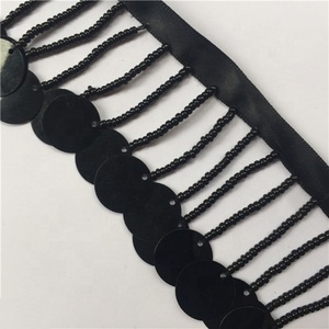 New 2019 Xu Hướng Handmade <span class=keywords><strong>Sequin</strong></span> Fringe Ren Ban Nhạc Bán Buôn Tô Điểm Cho Trang Phục - Product Image 3