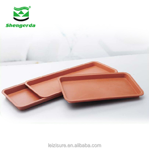 Ensemble de plats en gros, <span class=keywords><strong>pas</strong></span> <span class=keywords><strong>cher</strong></span>, longs, en plastique, rectangulaires, pots à <span class=keywords><strong>fleurs</strong></span>, soucoupes, bacs à plantes rectangulaires en plastique - Product Image 2