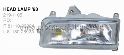 Head Lamps for HINO MFD/MFF 90-98 SERIES - Durable & Bright