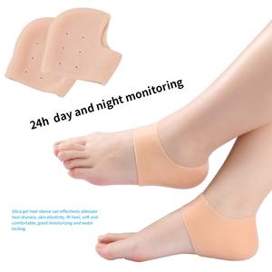 Meilleurs soins des pieds pour le confort sportif pour <span class=keywords><strong>Amazon</strong></span> <span class=keywords><strong>Silicone</strong></span> Talon Protecteur Chaussette Gel Semelle Anti-Crack Crème pour les pieds Combinaison efficace - Product Image 3