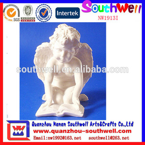 venta al por mayor de encargo el tema nuevo diseño angel querubín figuras de poliresina - Product Image 1