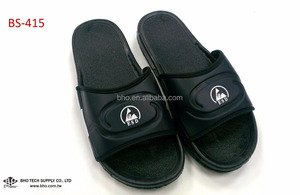 Chaussons de salle blanche antistatiques de sécurité BS-415 avec dessus en vinyle dissipatif unisexe - Product Image 5