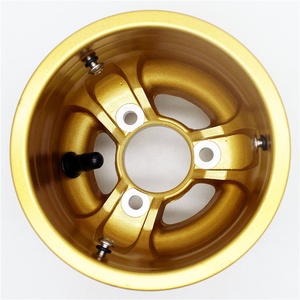 10x4.5-5 Golden Magnesium Wheel 5" 130mm 58mm Fit Racing Kart - Product Image 3