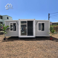 Casa Modular Prefabricada de Alta Calidad con Nueva Tecnología, Estilo Arabia Saudita, Panel Sándwich con Marco de Acero Impermeable para Tiendas