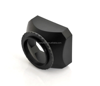Pare-soleil carré pour caméscope DV 52mm avec capuchon noir