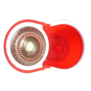 De alta calidad de prensa de la mano de acero inoxidable magia giro de 360 y fregona - Product Image 4