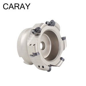 Fraise en carbure à face aiguilles, avec Inserts en RDMT, pour fraisage CNC, diamètre <span class=keywords><strong>de</strong></span> coupe 80mm et diamètre <span class=keywords><strong>de</strong></span> connexion <span class=keywords><strong>de</strong></span> 27mm - Product Image 2