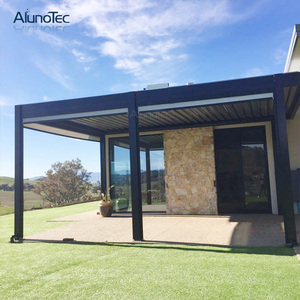 Apertura de techo Pavilion Pergola Bioklimatik pérgola de aluminio jardín motorizado bioclimática Pergola - Product Image 4