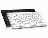 Keyboard Mini Standar Terhubung USB untuk Notebook Laptop Keyboard Mekanik Mini Portabel Membran ABS Keyboard Tablet Berkabel