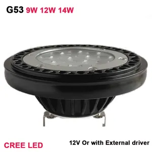 Lâmpada led 14w g53 ar111 g53, 12w, CDM-R111, 9w, g53, ar111 g53,