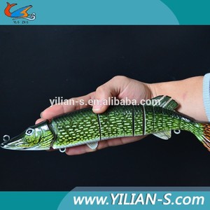 2015 Multi articulado atraer a <span class=keywords><strong>la</strong></span> pesca cebo realista calidad pike señuelos de pesca del lucio swimbait - Product Image 1