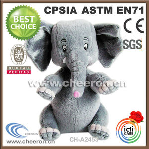 por lo menos <span class=keywords><strong>un</strong></span> mínimo de alta calidad de peluche de felpa juguetes del <span class=keywords><strong>elefante</strong></span> - Product Image 5