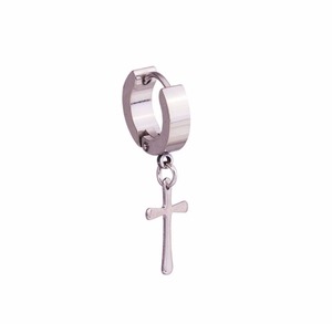 2025 Hot Wholesale Smooth <strong>Solid</strong> Circle Stainless Steel Hoop Huggie <strong>Earrings</strong> Black <strong>Silver</strong> Gold Cross-Fine Jewelry - Product Image 3