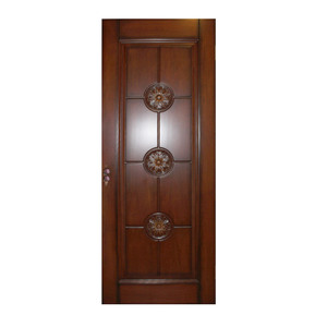 Kerala americano pre-hung fantasia singolo porte in legno massello