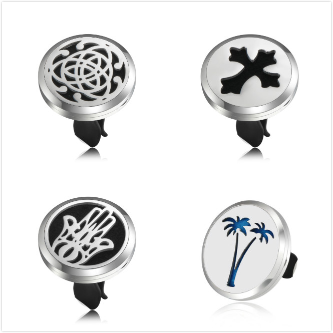 Заводской поставщик автомобильный диффузор эфирного масла на вентиляционное отверстие с подушечками