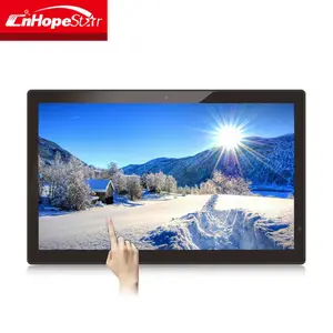 high quality Tempered glass 21.5 inch touch screen monitor