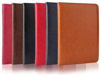 Nouveau Design étui en cuir de qualité supérieure adapté à la série iPad antichoc ipad housses de protection en cuir mince sensation de main douce