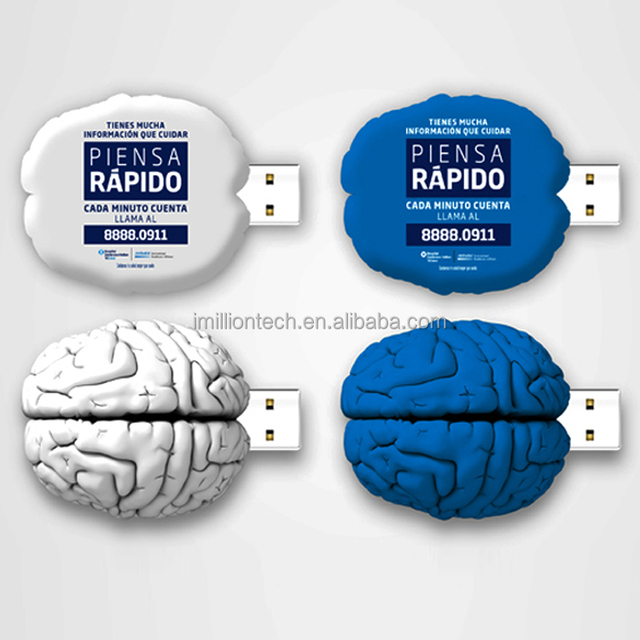 Novelty Usb Design Brain Shaped Usb Flash Drive High Quality Thumb Pendrive with Cheap Price